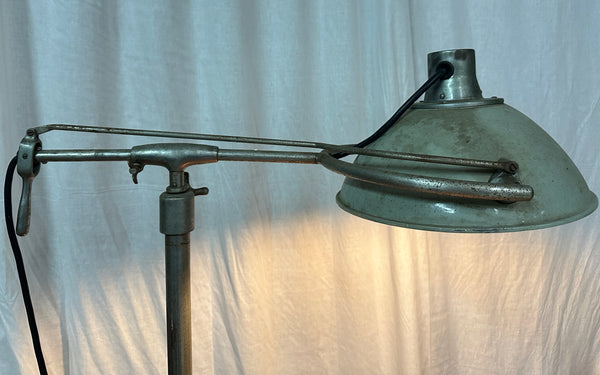 Vintage Industrial Rolling Medical Floor Lamp GA20534