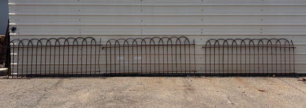36 Feet of Wrought Iron Hairpin Fencing GA21235