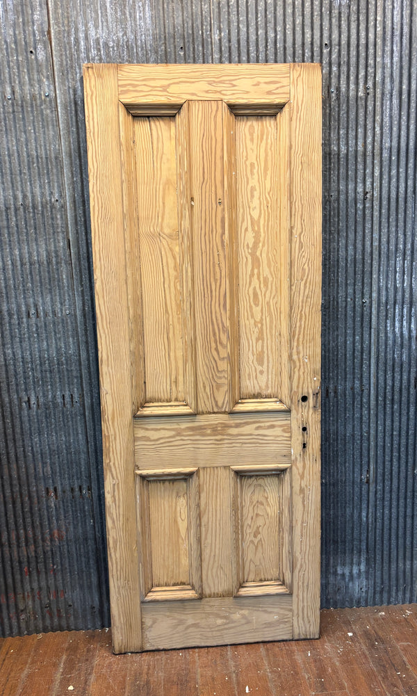 Heart Pine 4-Panel Door GA21433