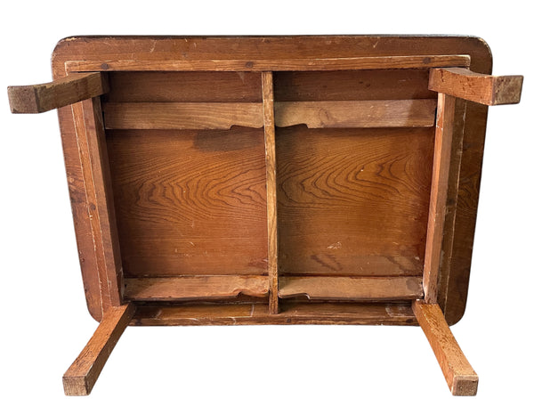 Vintage Pine Wood TV Tray w/ Collapsible Legs GA20724