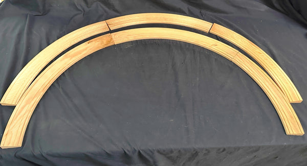 NOS Heart Pine Arched Transom Window Trim - 6 Available GA20458