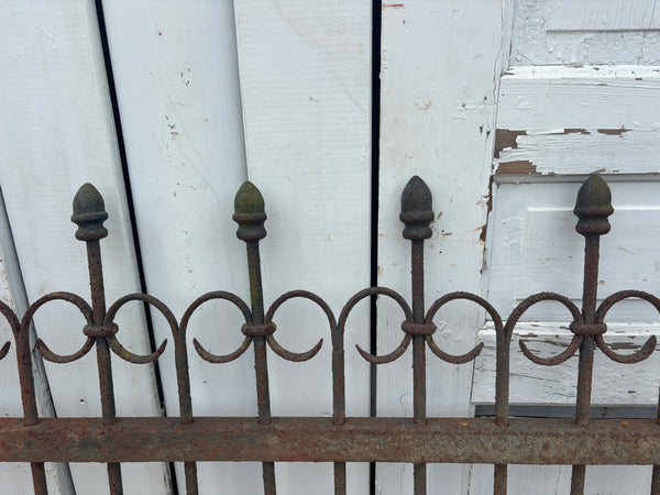 Wrought Iron Picket Fence Panels GA21214