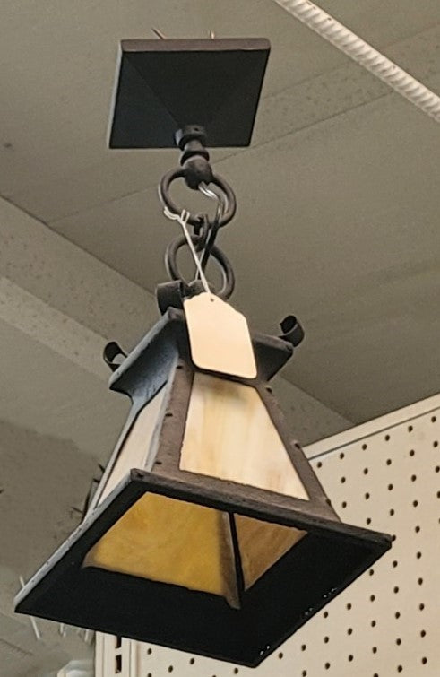Gothic 3 Light Iron Chandelier w/ Matching Pendant Light 35" x 31" GS00952
