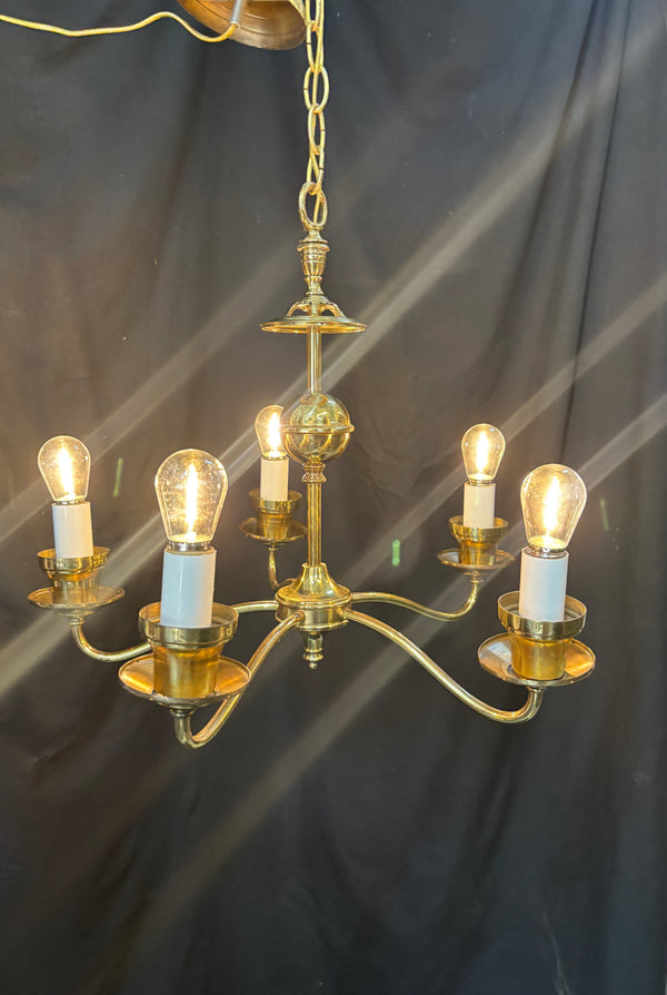 Brass 5-Light Chandelier GA21191