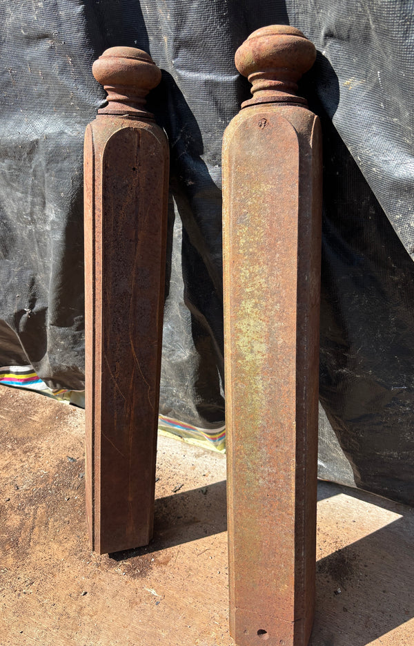 Pair of Cast Iron Newel Posts GA21629