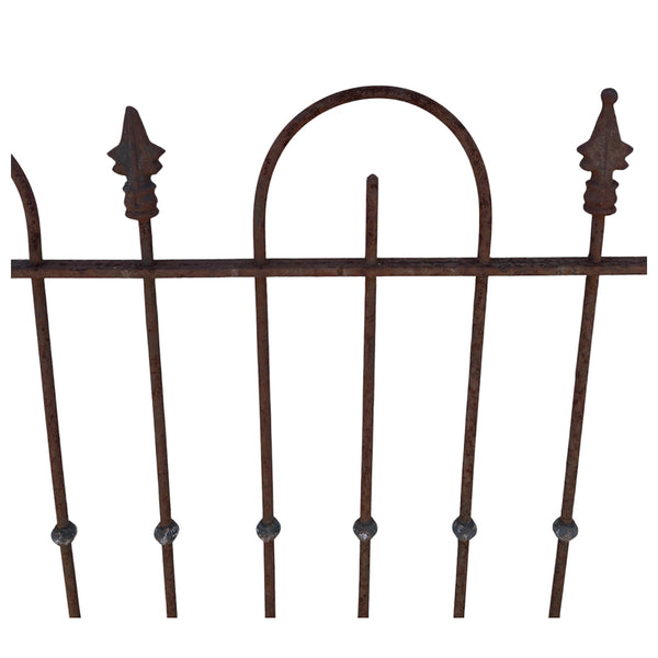 22 feet of antique iron fencing GA21083