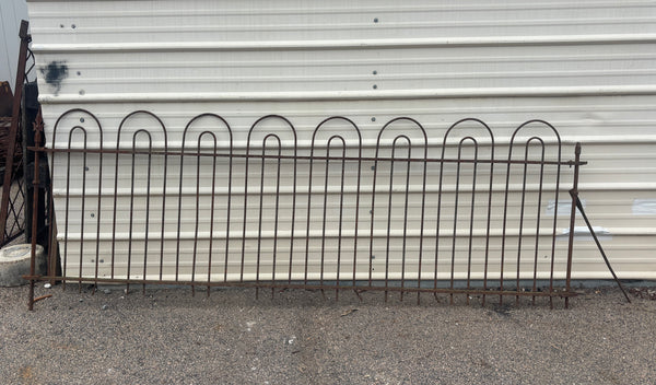 108 Feet of Wrought Iron Hairpin Fencing GA21227