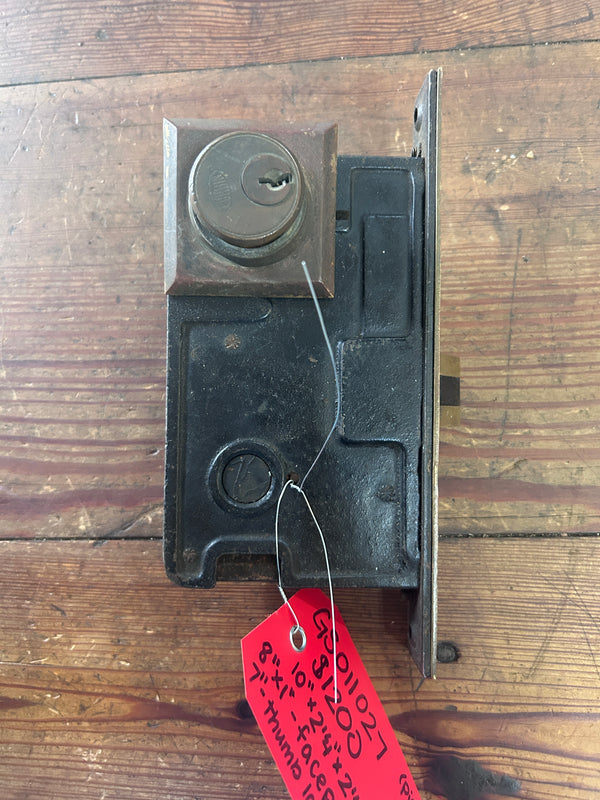 Iron and Brass Mortise Lock Set GS011027