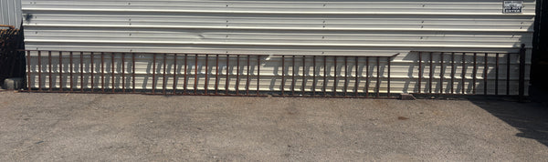 71 Feet of Wrought Iron Fence Panels GA21257