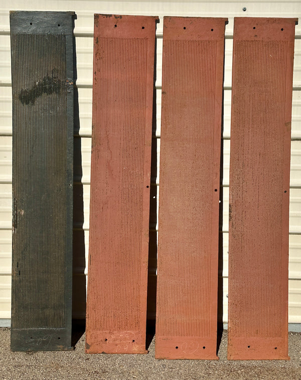 Set of 4 60" Long Cast Iron Stair Treads GA20606