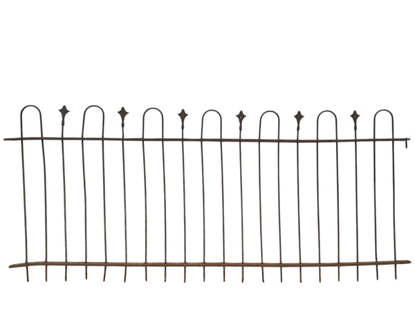 27 Ft Antique Wrought Iron Hairpin Fencing GA20881