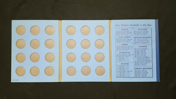Lot of 6 Whitman Collector Coin Albums 1883 to 1961 Nickels to Half Dollars