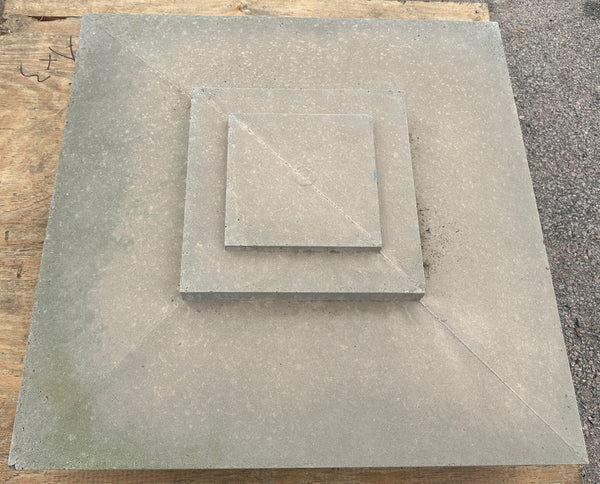 Arts & Craft Style Cast Concrete Column Tops GA20482