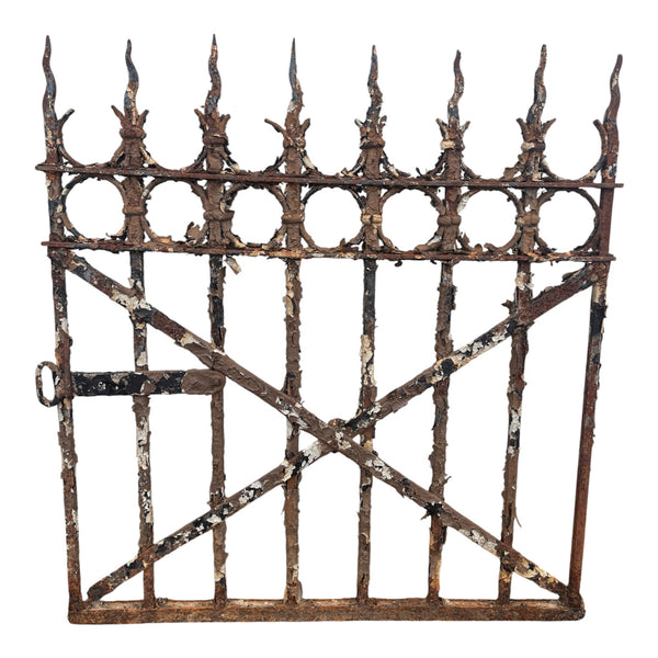 Antique Wrought Iron Gate GA21132