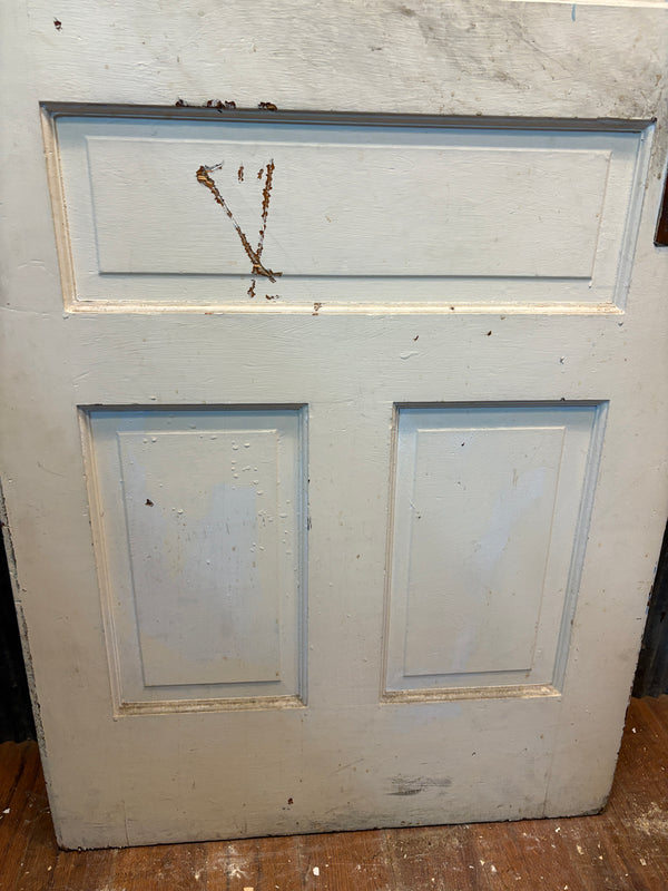 3-Panel Chicken Wire Glass Door GS6099