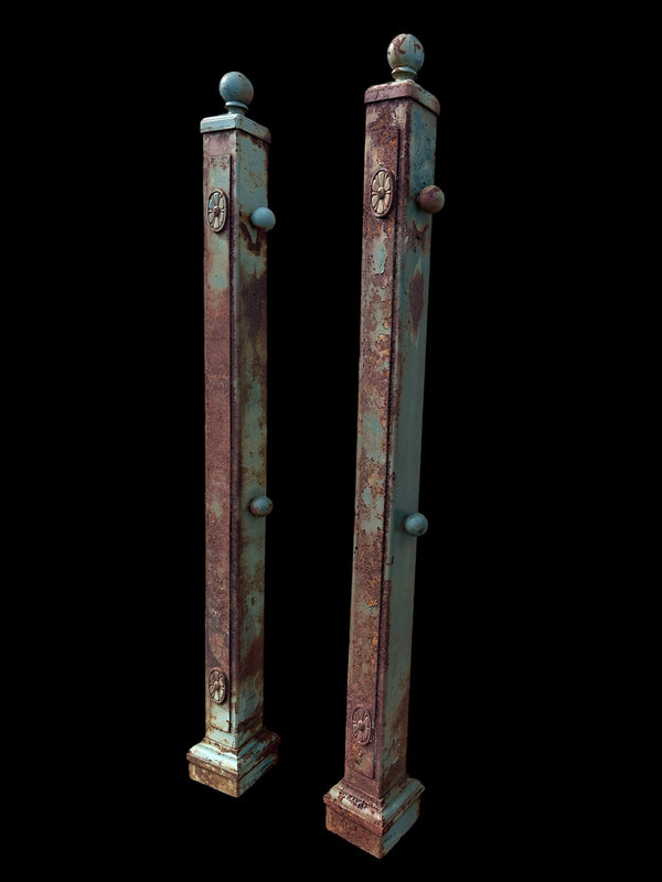 Vintage Cast Iron Post - 2 Available - GA21052