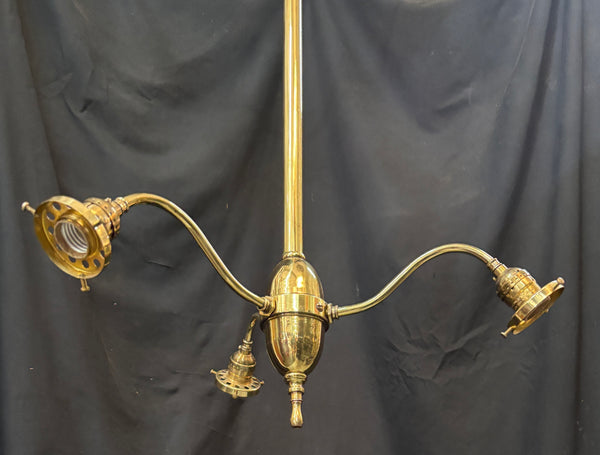 3-Light Brass Chandelier GA21410