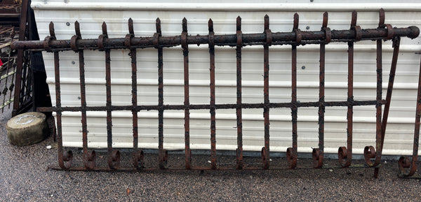 54 Feet of Iron Fence Panels GA21363