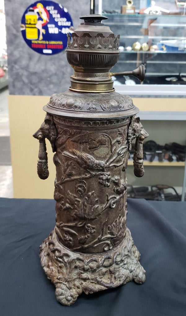 Unique & Antique Ehrich & Gaetz of Berlin Matador Oil Burner Table Lamp GA9493