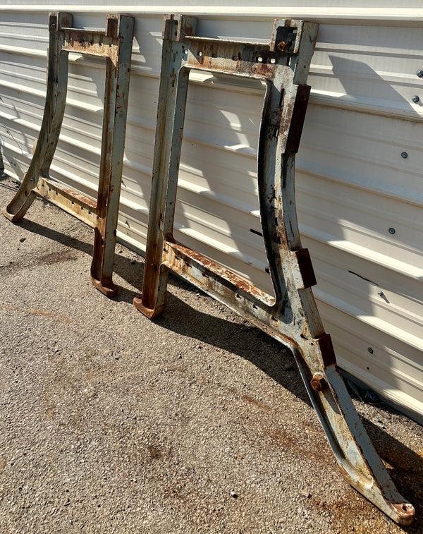 Pair of Antique Industrial Cast Iron Machine Legs GA20964