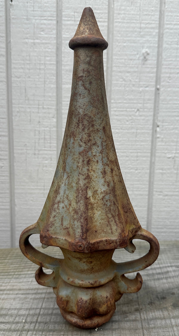 Antique Solid Cast Iron Gate Finial GA20517