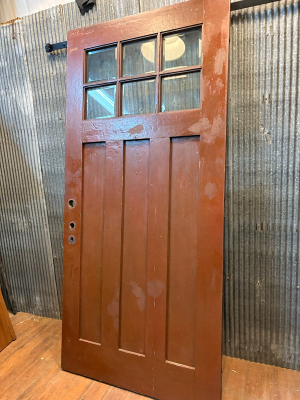 6-Lite 3-Panel Front Door w/ Beveled Glass GS6080
