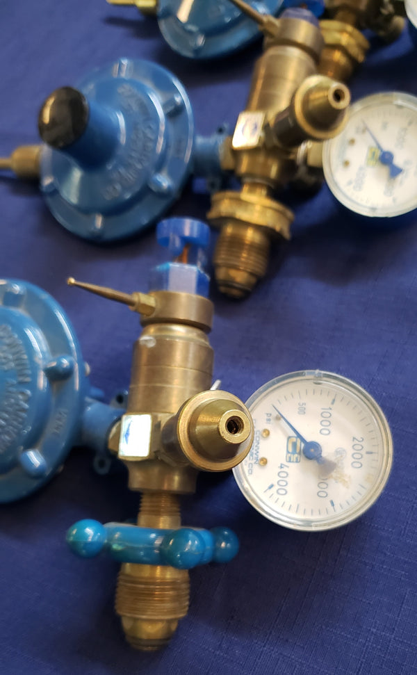 5 Conwin Carbonic & Precimex Latex Mylar Helium Foil Inflator Valves GS00629