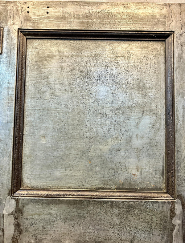 2-Panel Galvanized Steel Door w/ Original Hardware GA20566