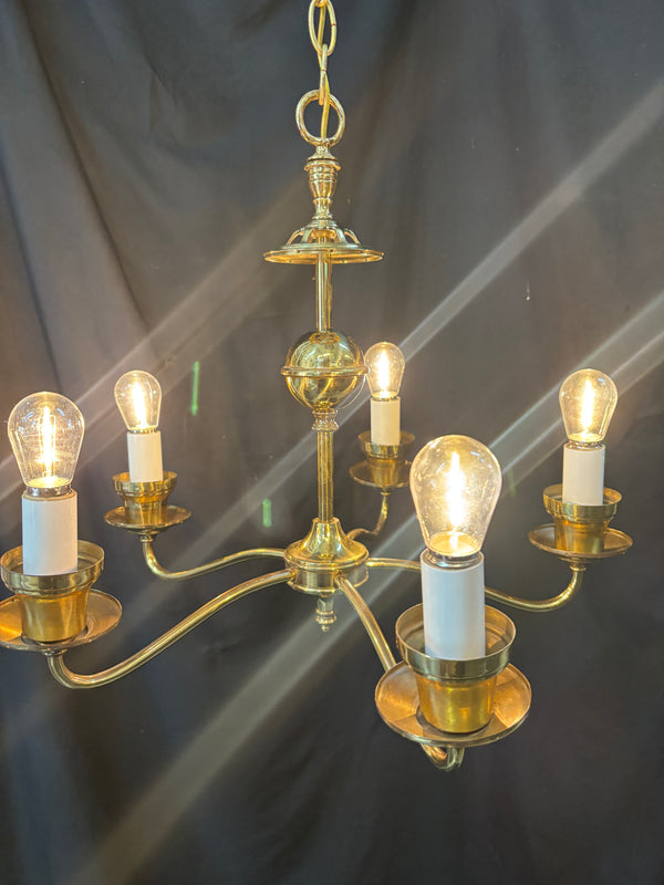 Brass 5-Light Chandelier GA21191