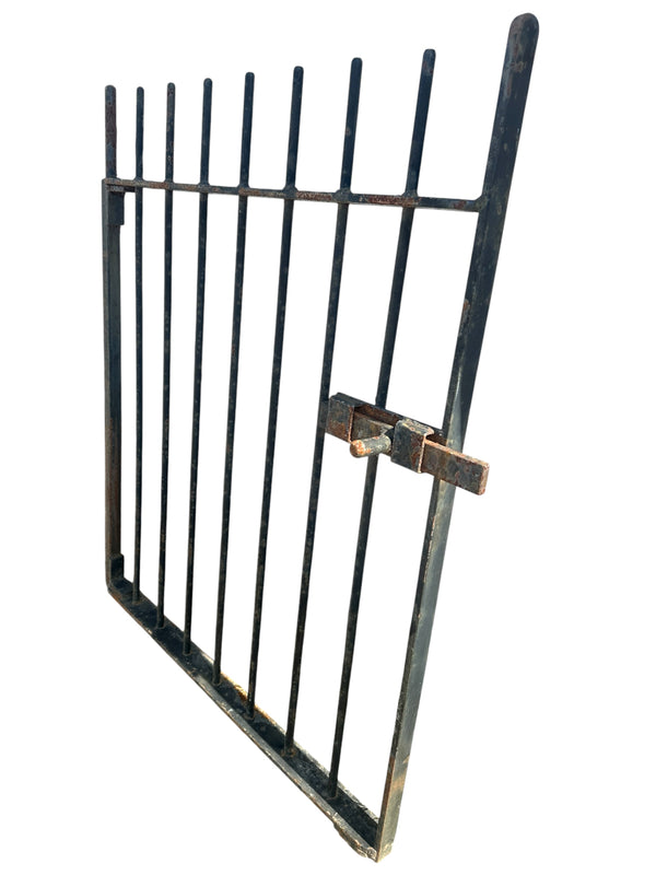 Antique Wrought Iron Gate w/ Original Latch - 30 1/2" W x 37 1/2" T - GA20975