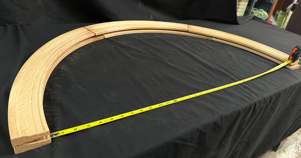 NOS Heart Pine Arched Transom Window Trim - 6 Available GA20458