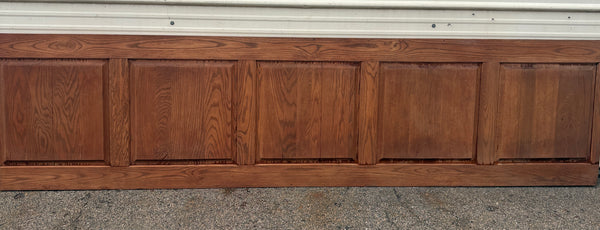 21 Ft of Solid Red Oak Wainscoting GA21507