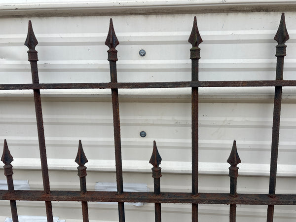 9.5 Feet of Wrought Iron Picket Fencing GA21280