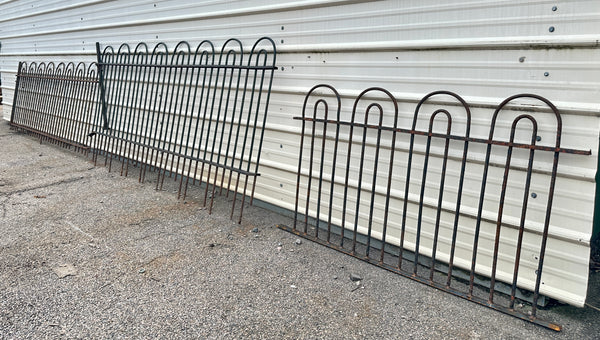 62 Linear Feet of Antique Iron Hairpin Fencing GA20441