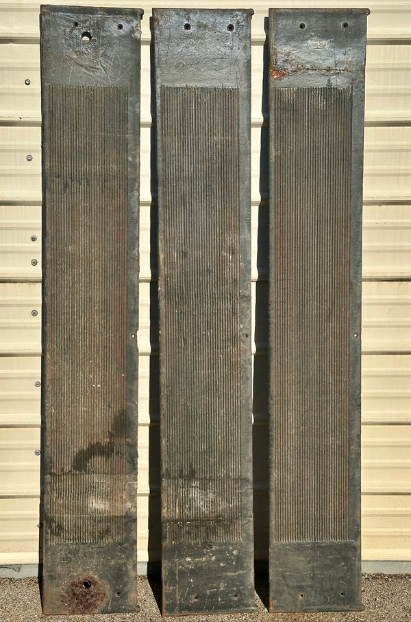 Set of 3 69" Long Cast Iron Stair Treads GA20619