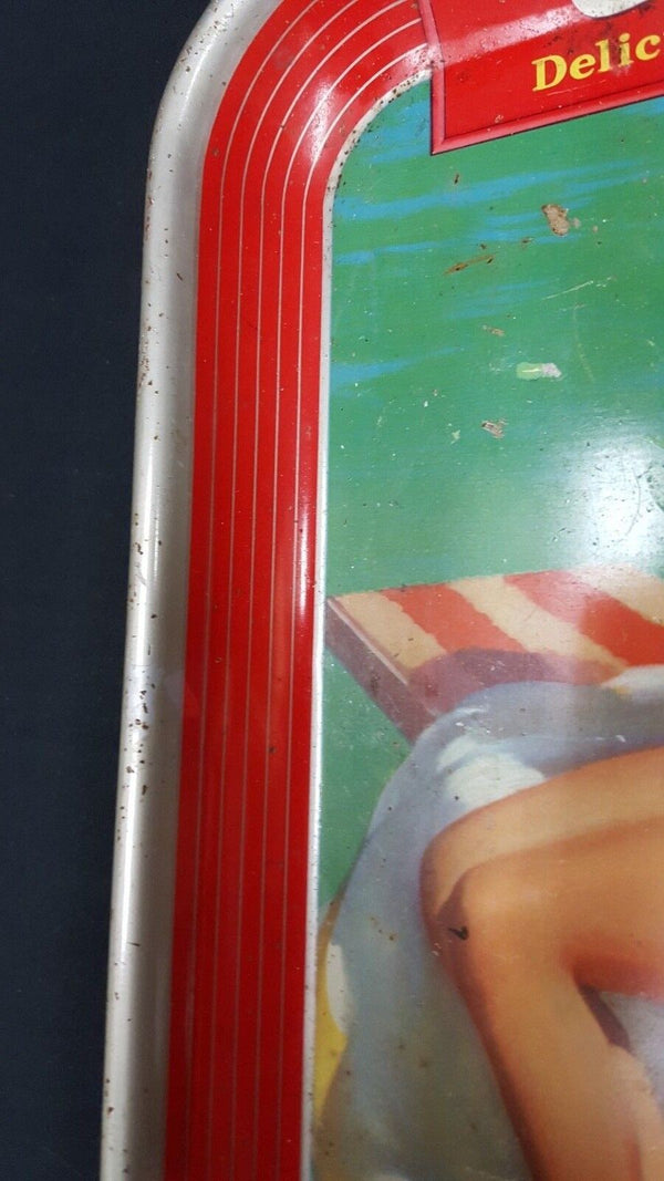 1939 American Art Works Coca Cola Serving Advertising Tray  14 1/2" x 10 3/8" GSCCT3