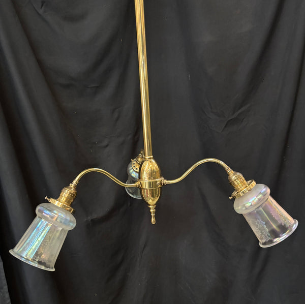 3-Light Brass Chandelier GA21410