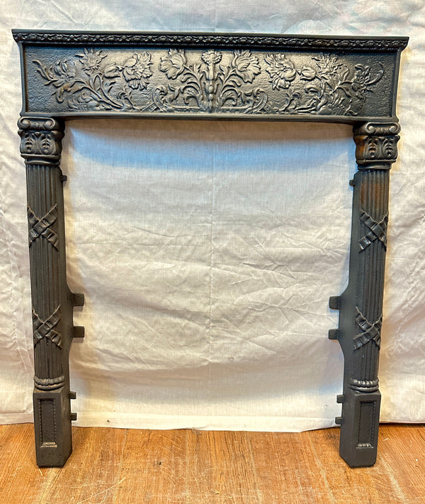 Restored Antique Iron Fireplace Surround GA20404