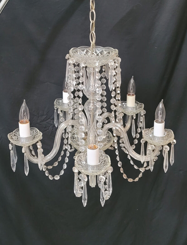 5 Light Crystal Chandelier 18" x 24" GS00594