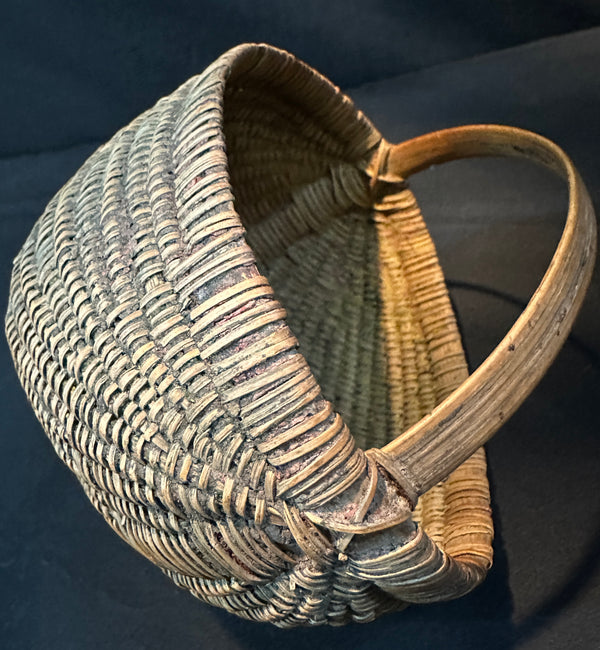 Rare 19th Century Shelton Sisters Hand-Woven Basket GA20362