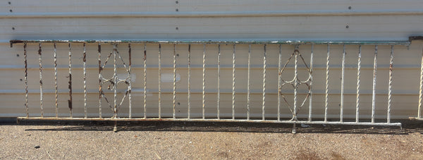 39 Feet of Iron Fence Panels GA21339