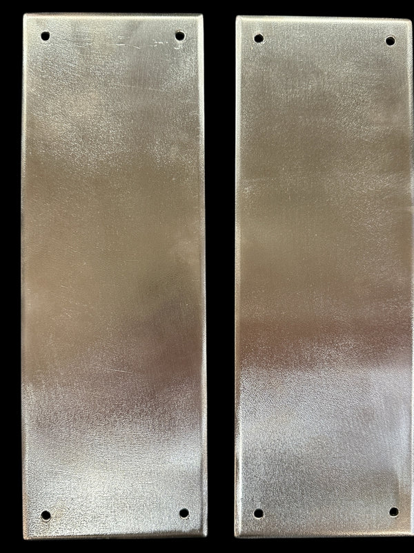 3 Pairs of Red Brass Door Push Plates GA20779