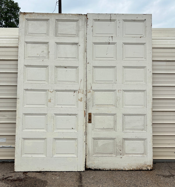 Pair of 12-Panel Wooden Doors GA21517