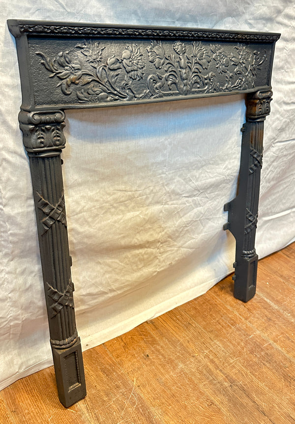 Restored Antique Iron Fireplace Surround GA20404