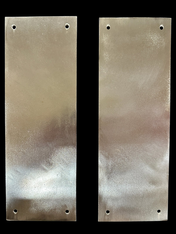 3 Pairs of Red Brass Door Push Plates GA20779