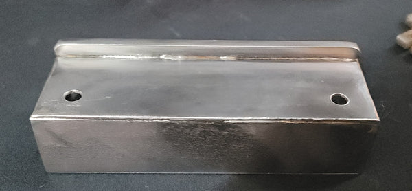 Restored Left Side Rim Lock Set with Keeper & Key 7 1/8" x 5" GS00805