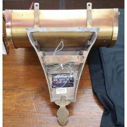 1898 Rambusch NY Art Deco Bronze & Brass 14 1/2" T x 15 3/8" W Sconces GS00889