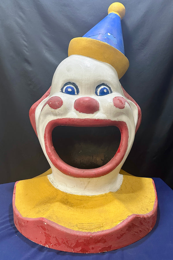 Vintage Amusement Park Clown Trash Can Lid Cover GA20536