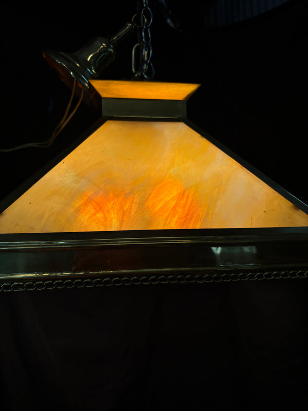 Early 1900s Square Light Fixture GA21346