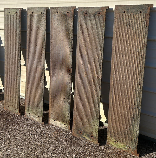 Set of 5 50" Long Cast Iron Stair Treads GA20613